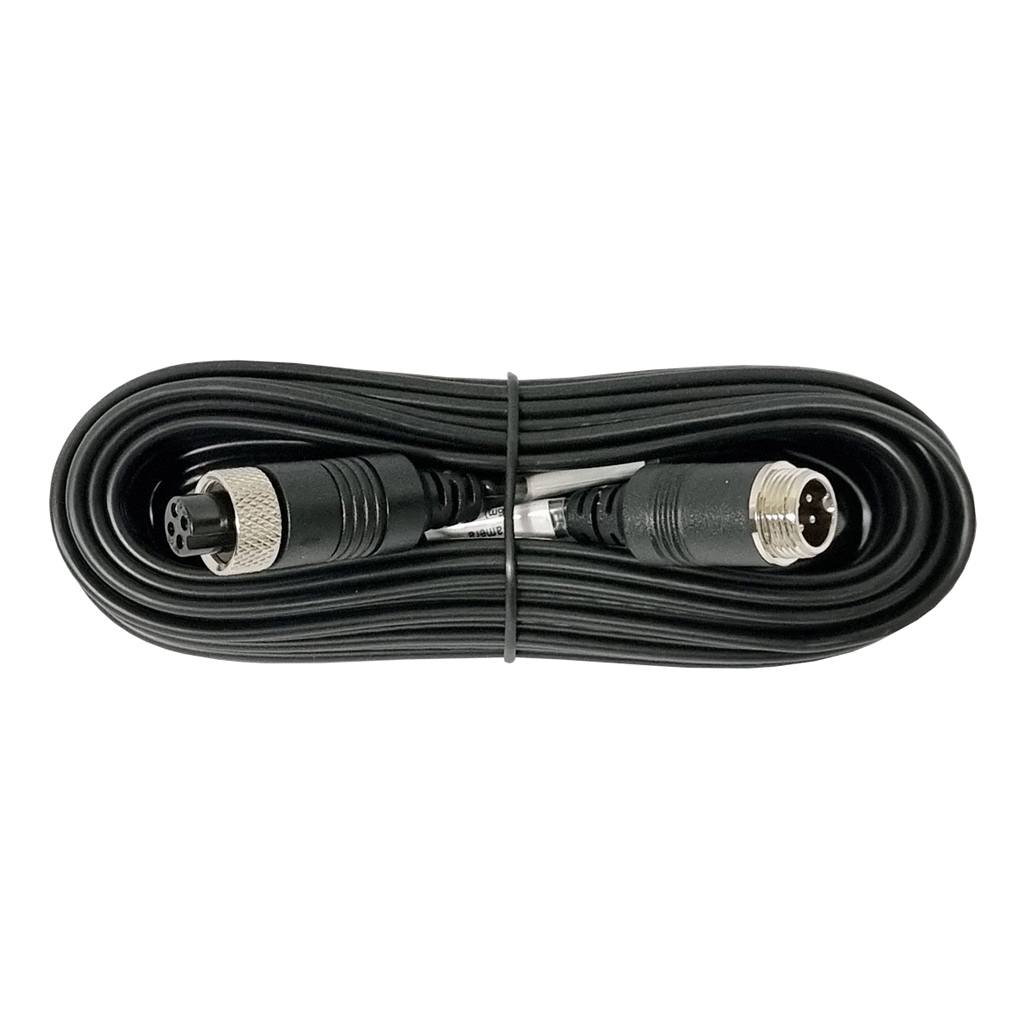 Extension de cable de red con conectores M12 macho-hembra para grabador embarcado 12m