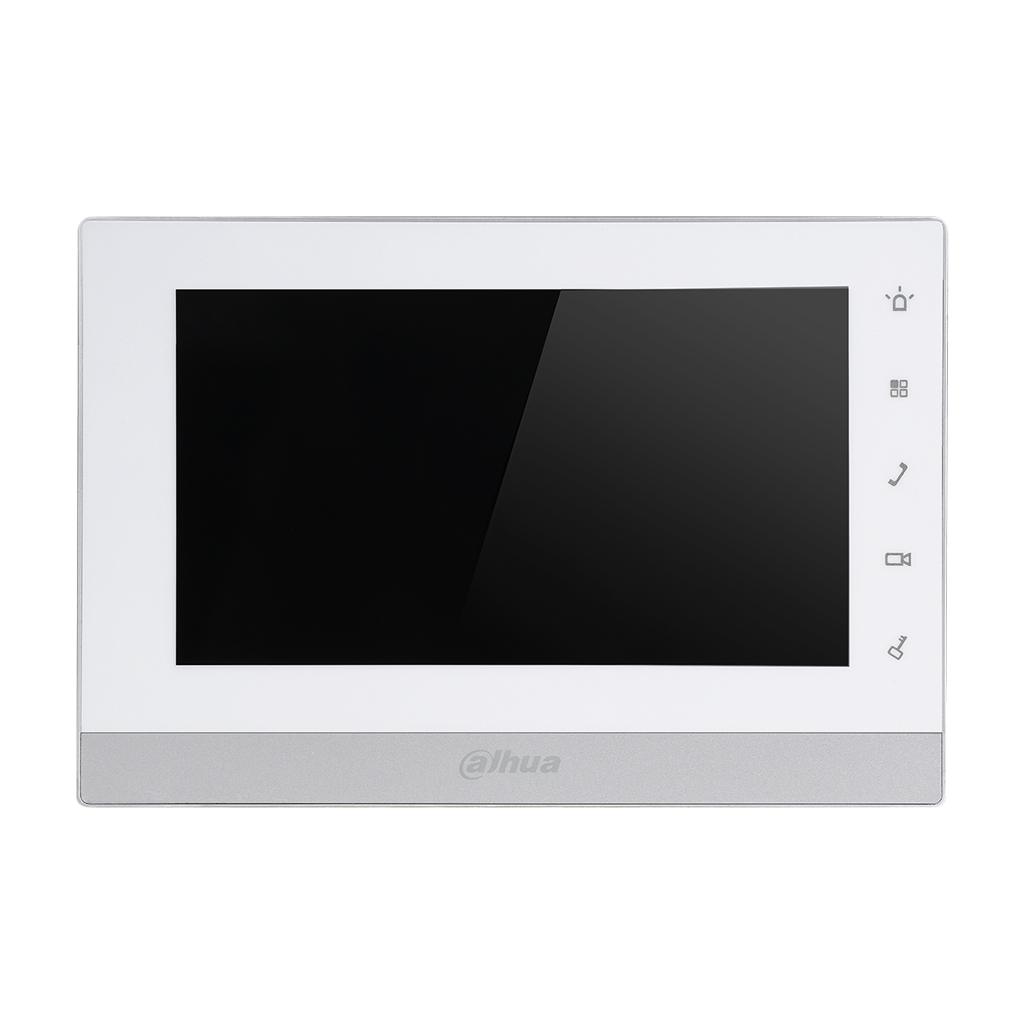 Monitor Interior 7" de Superficie para Videoportero IP SD 6E 1S Alarma Blanco