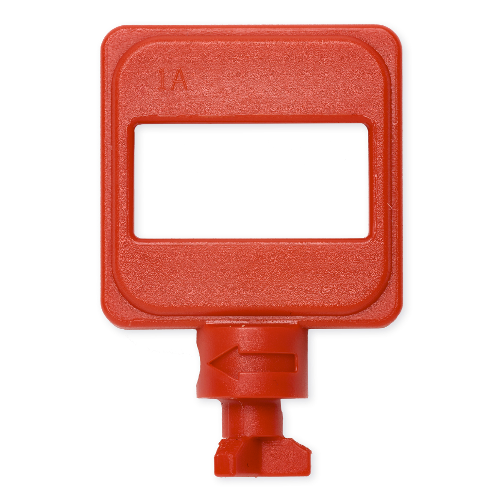 Llave para pulsador inteligente MCP. Color Rojo. Pack 10u