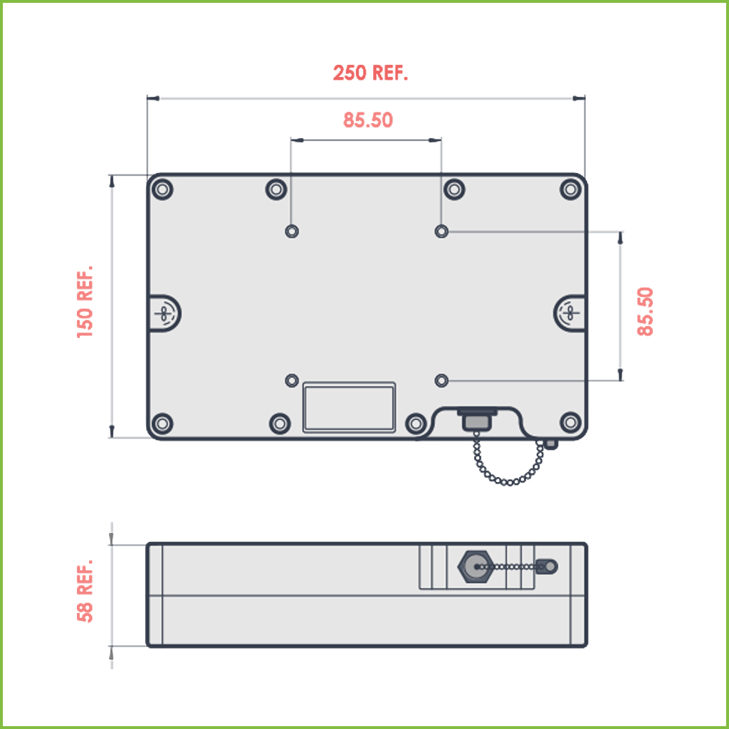 MSA1452A - SR250 Radar direccional H120º V30º 250m 5GHz IP67