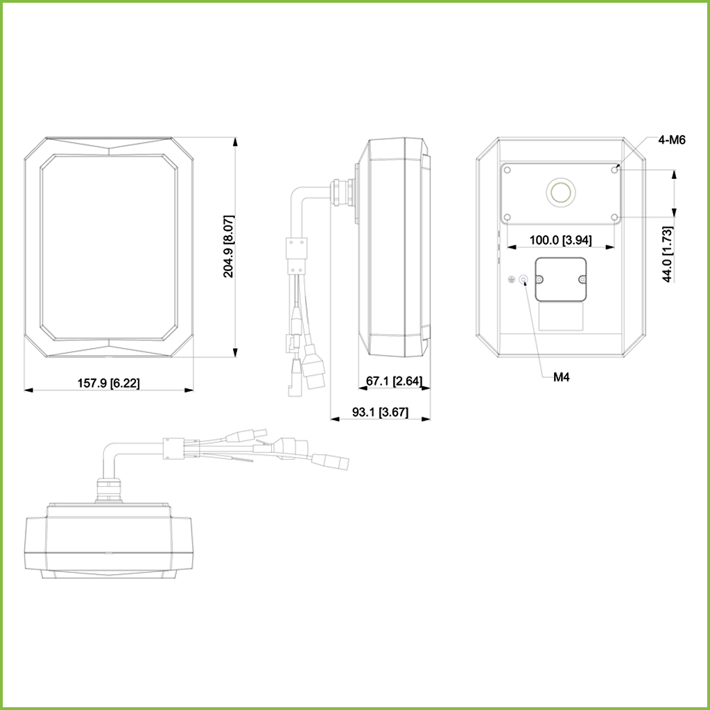 Radar de seguridad de 120m