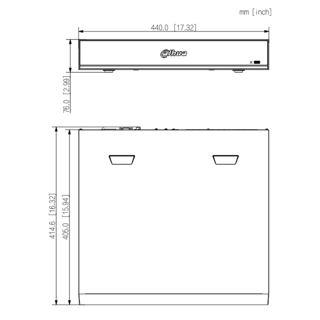 NVR 32ch 512Mbps 4K H265 2xHDMI 16PoE 4HDD E/S AI