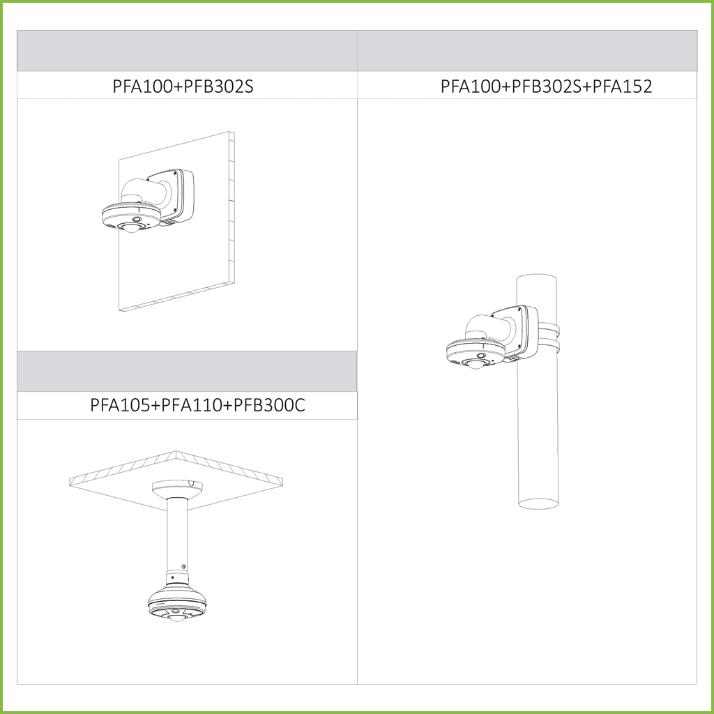 FishEye IP H265 12M 4K DN IR10m 1.98mm IK10 IP67 Audio SD PoE MIC E/S