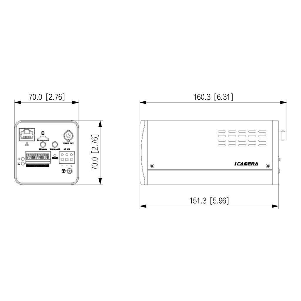 Tubular IP H265 4M DN SMART WDR Starlight 32x PoE AUDIO E/S AI