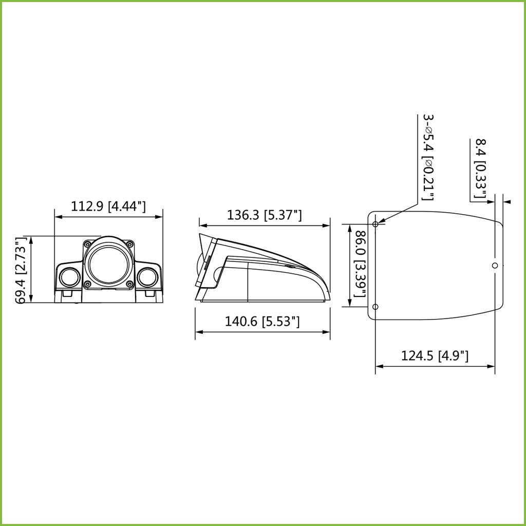 Cámara IP Móvil H265 4M WDR IR30m 2.8mm IK10 IP67 IP6K9K PoE AUDIO E/S