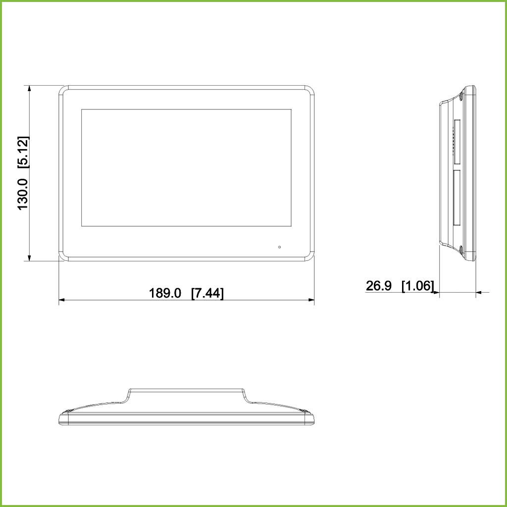 Kit Videoportero IP exterior para Insertar + monitor interior