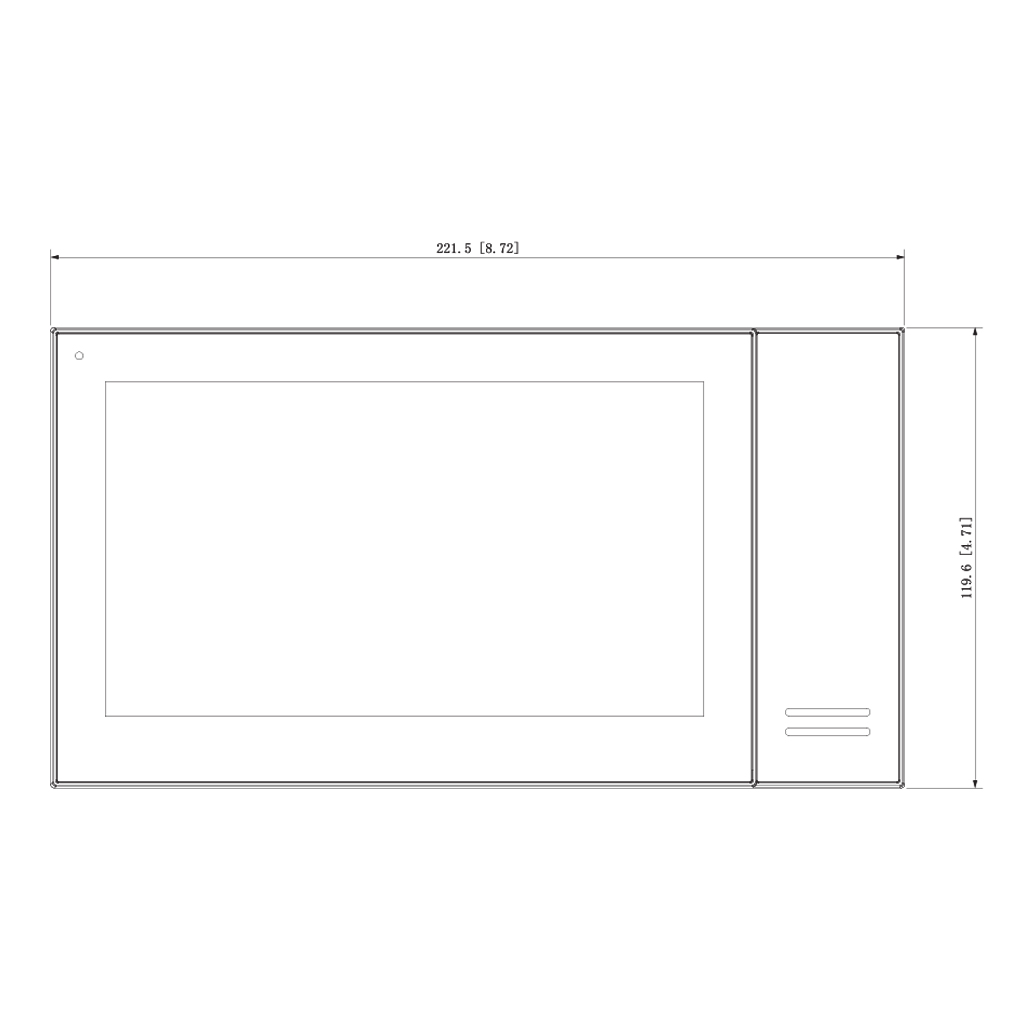 Kit Videoportero IP exterior para Insertar + monitor interior