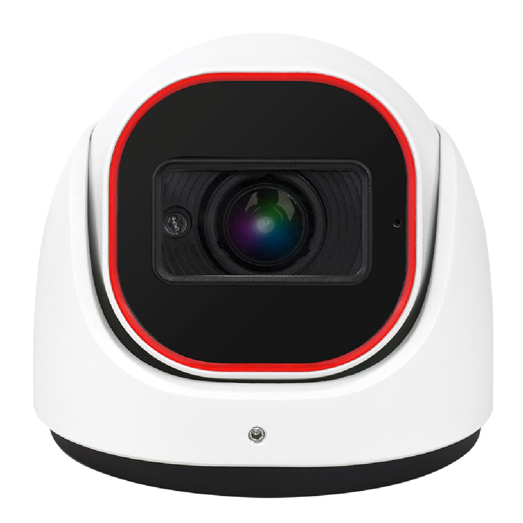 Domo IP 8MP H265 WDR IR40m 2.8-12mm VFM PoE IP67 MIC DDA y Detección facial