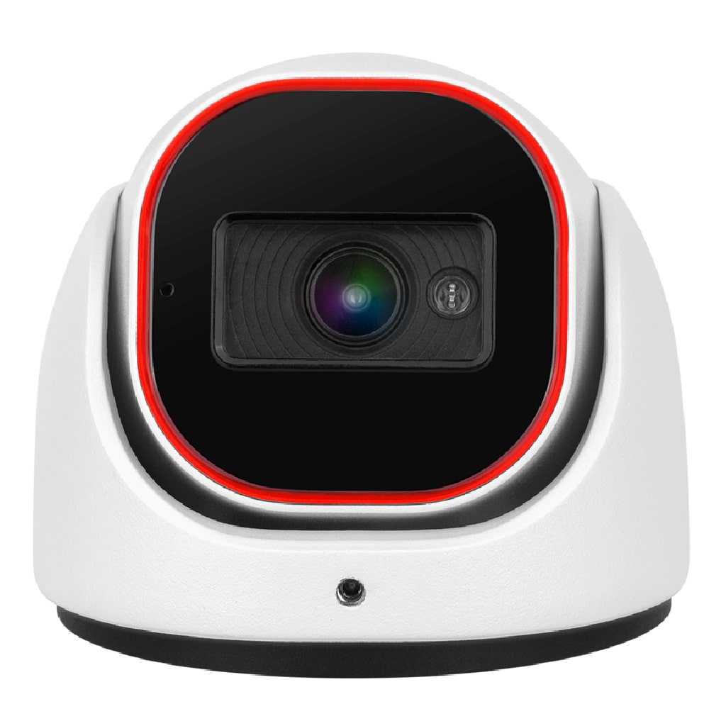 Domo IP 4MP H265 WDR IR20m 2.8mm PoE IP67 IK10 MIC E/S DDA y Detección facial