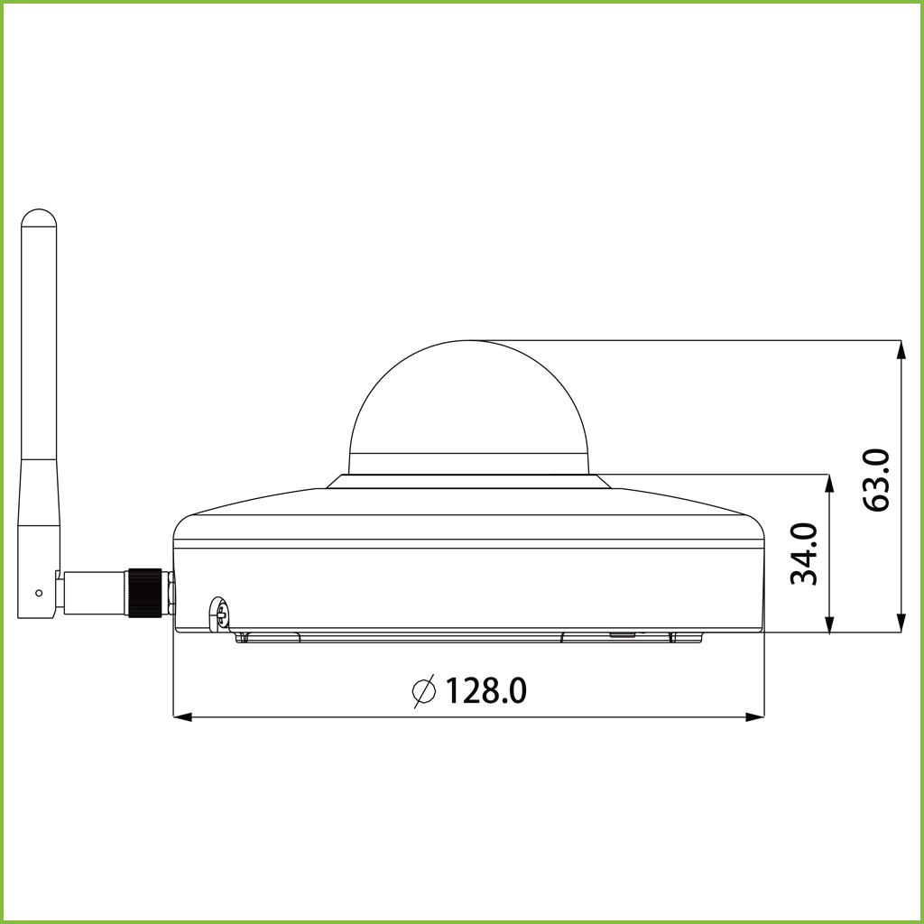 Domo PTZ IP 2M H265 Wifi DN ICR WDR IR15m Starlight 3X 3D IP66 IK08 AUDIO MIC