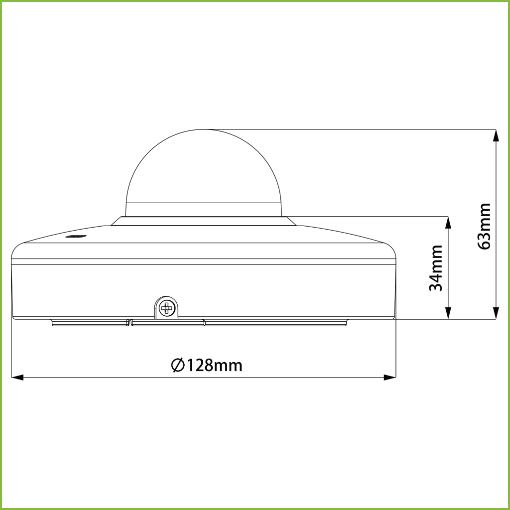 Domo PTZ IP 2M H265 DN ICR WDR IR15m Starlight 3X 3D IP66 IK08 PoE AUDIO MIC