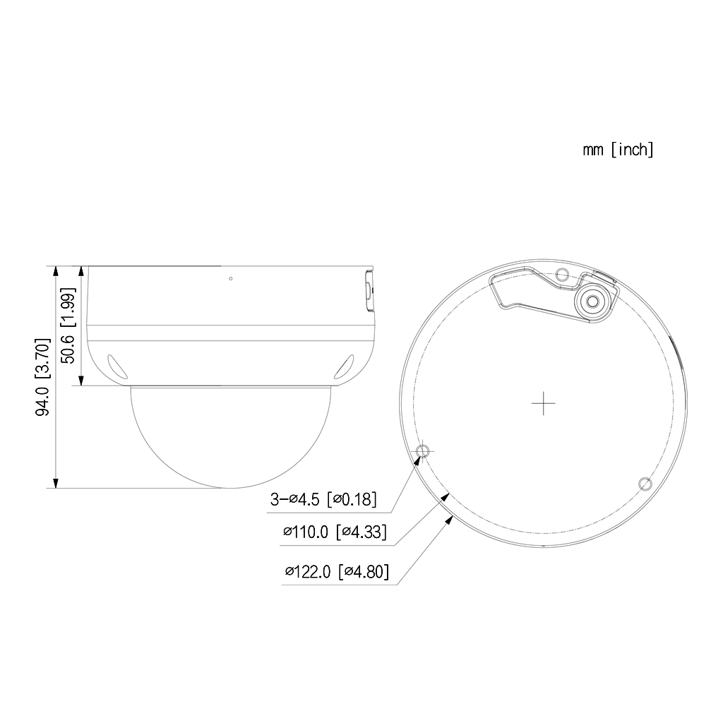 Domo IP H265 4M DN SMART WDR Starlight IVS SMD IR40m 2.7-13.5VFM IP67 IK10 PoE MIC AI