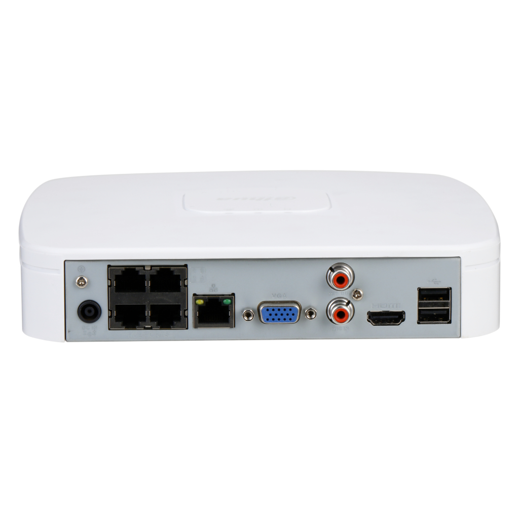 NVR 4ch 80Mbps 4K H265 HDMI 4PoE 1HDD