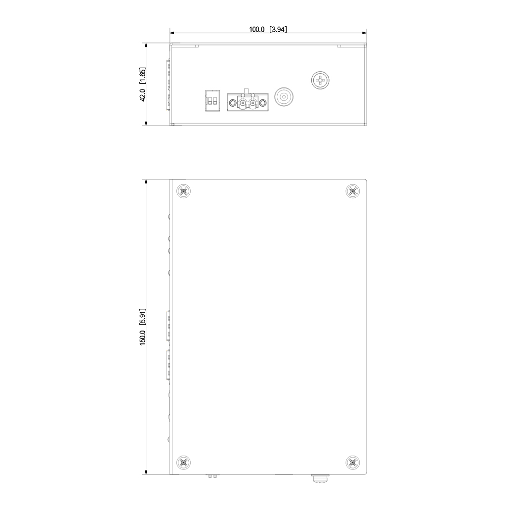 Switch PoE 2.0 4 puertos Gigabit +4SFP Uplink +1RJ45 Uplink Gigabit 96W No_Manejable Layer2