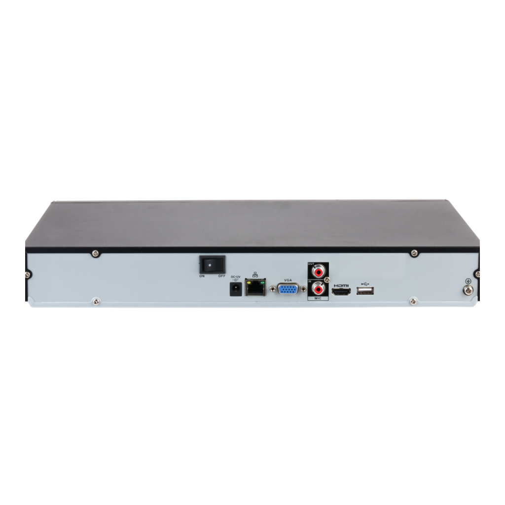 NVR 16ch 144Mbps H265 HDMI 2HDD