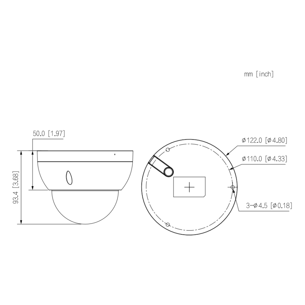 Domo IP H265 2M WDR Starlight IR40m 2.7-13.5VFM IP67 IK10 PoE MIC AI