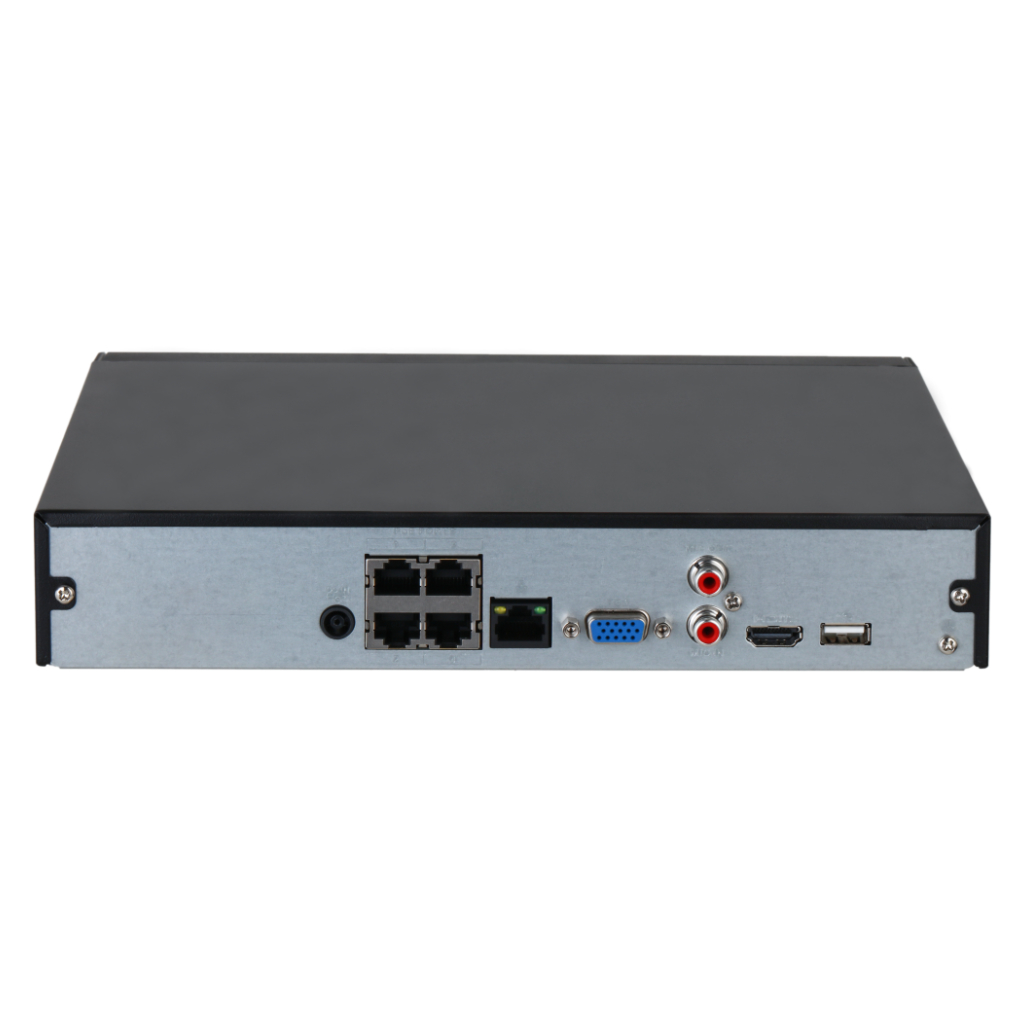 NVR 4ch 80Mbps H265 HDMI 4PoE 1HDD