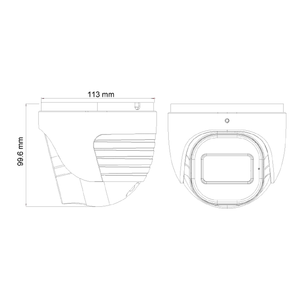 Domo AHD 4EN1 8MP IR40m 2.8-12mm MVF IP67