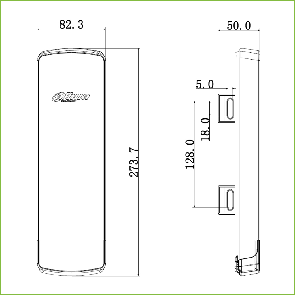 Dispositivo de transmisión inalámbrica 5G exterior (CPE)