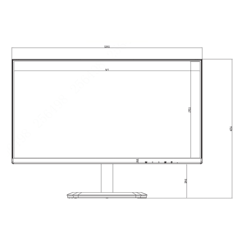 Monitor 21.45” Dahua para Seguridad 24/7 VGA/HDMI 16:9 1080P