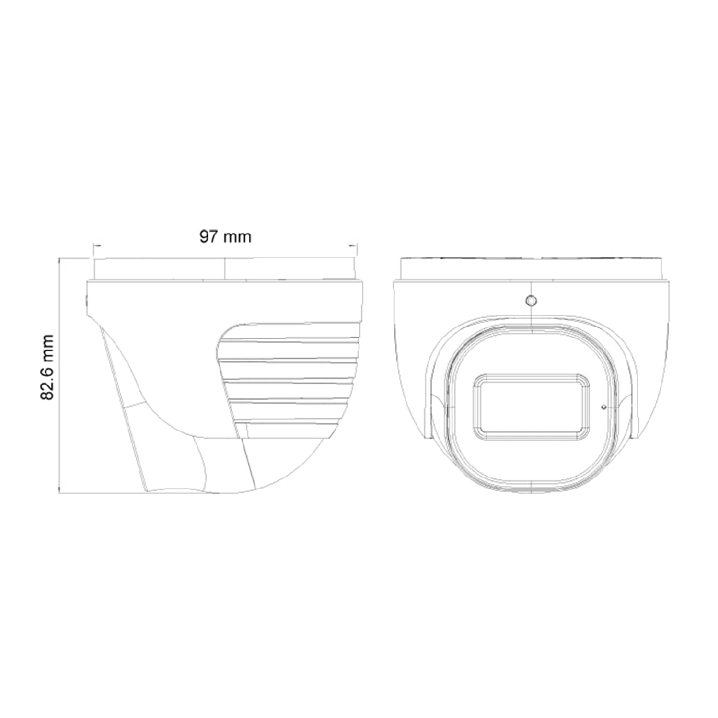 Domo AHD 4EN1 8MP IR20m 2.8mm IP67