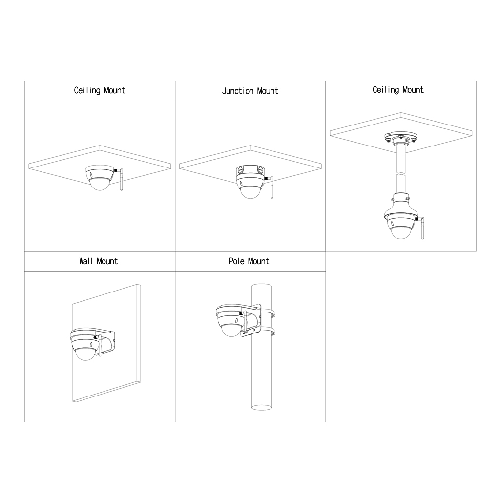 Domo IP H265 4M DN dWDR IR30m 2.8mm IK10 IP67 SD WiFi