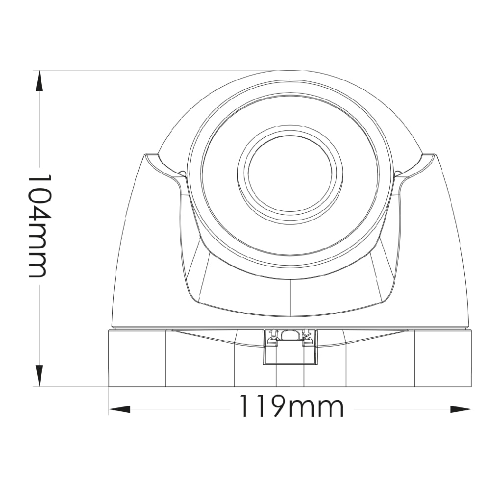 Domo AHD 4EN1 5MP WDR IR40m 2.8-12mm MVF IP67