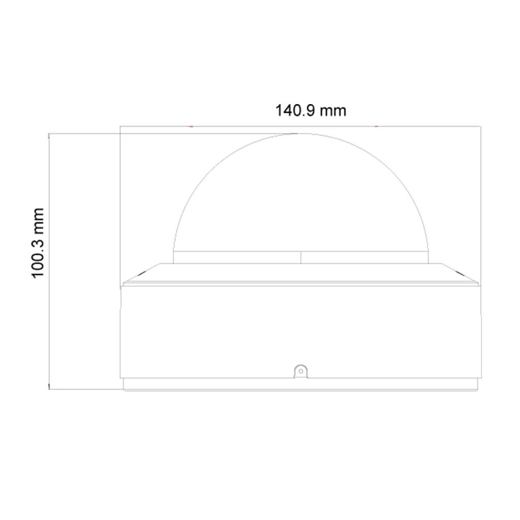 Domo AHD 4EN1 1080P WDR IR40m 2.8-12mm VF IP67 IK10