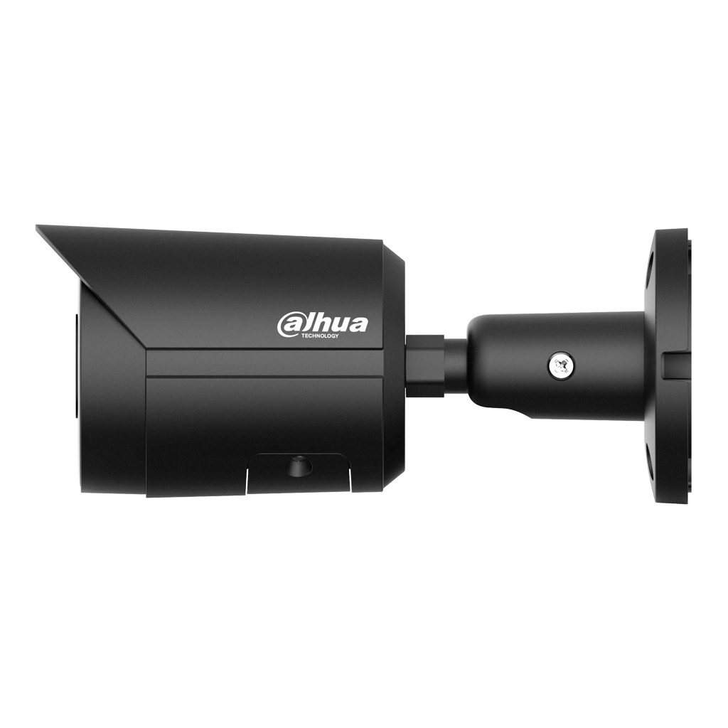 Tubular IP H265 2M DN dWDR Starlight IVS 3DNR IR30m 3.6mm IP67 PoE Color Negro