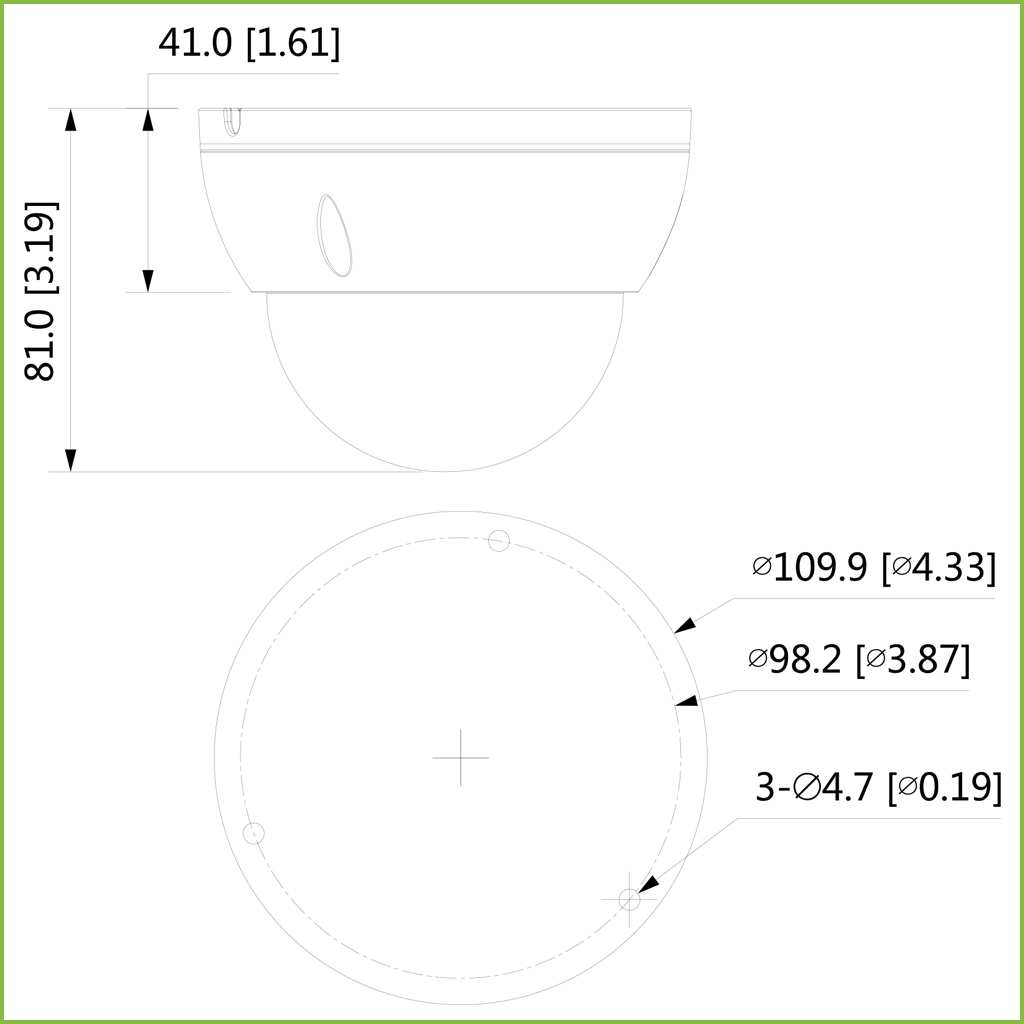 Domo HDCVI 5M DN ICR DWDR IR30m 0Lux 2.8mm IP67 IK10