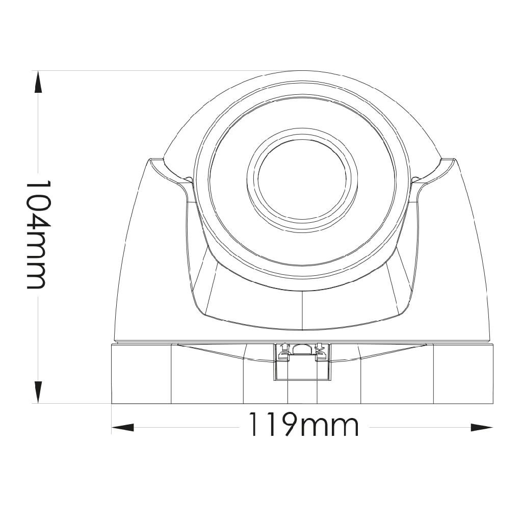 Domo AHD 4EN1 1080P IR25m 2.8-12mm VF IP66