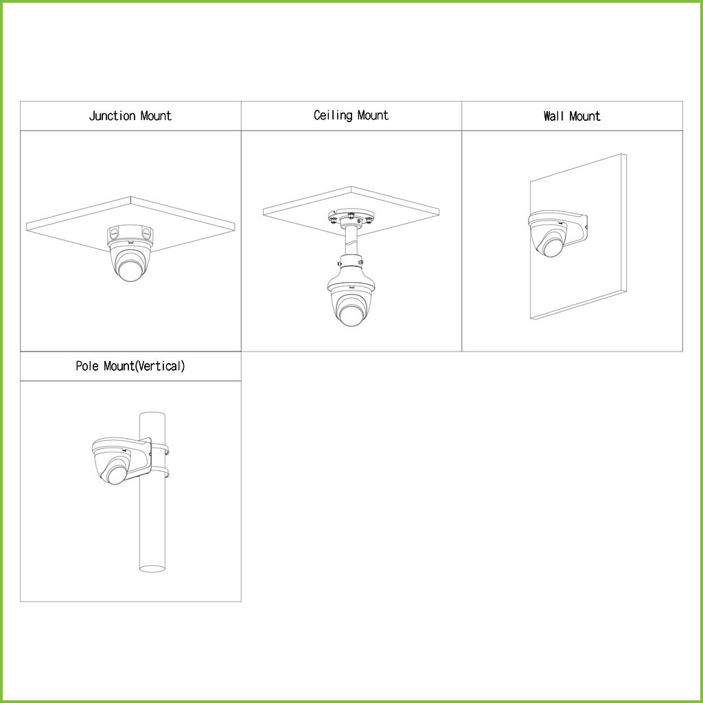 Domo HDCVI 4EN1 2M 1080P WDR Starlight IR40m 2.8mm IP67 MIC Quick-to-install