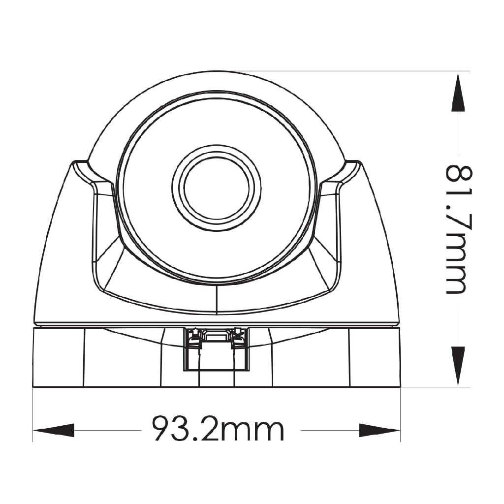 Domo AHD 4EN1 1080P IR15m 2.8mm IP66