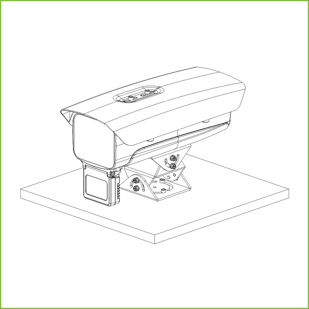 Rótula 3 ejes para cámaras IPC-HFSxxx/IPC-MFSxxx color gris