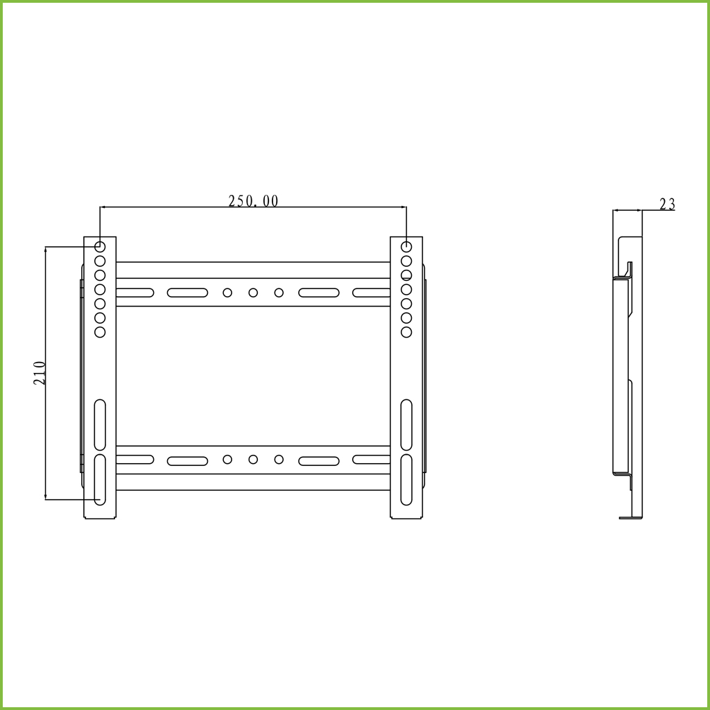 Soporte Pared Monitores 19-32" hasta 25Kg