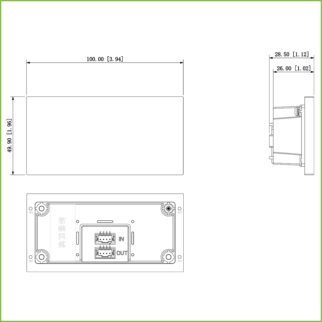 Estación Exterior Modular para Videoportero IP con Módulo vacío para Series VTO4202F-X