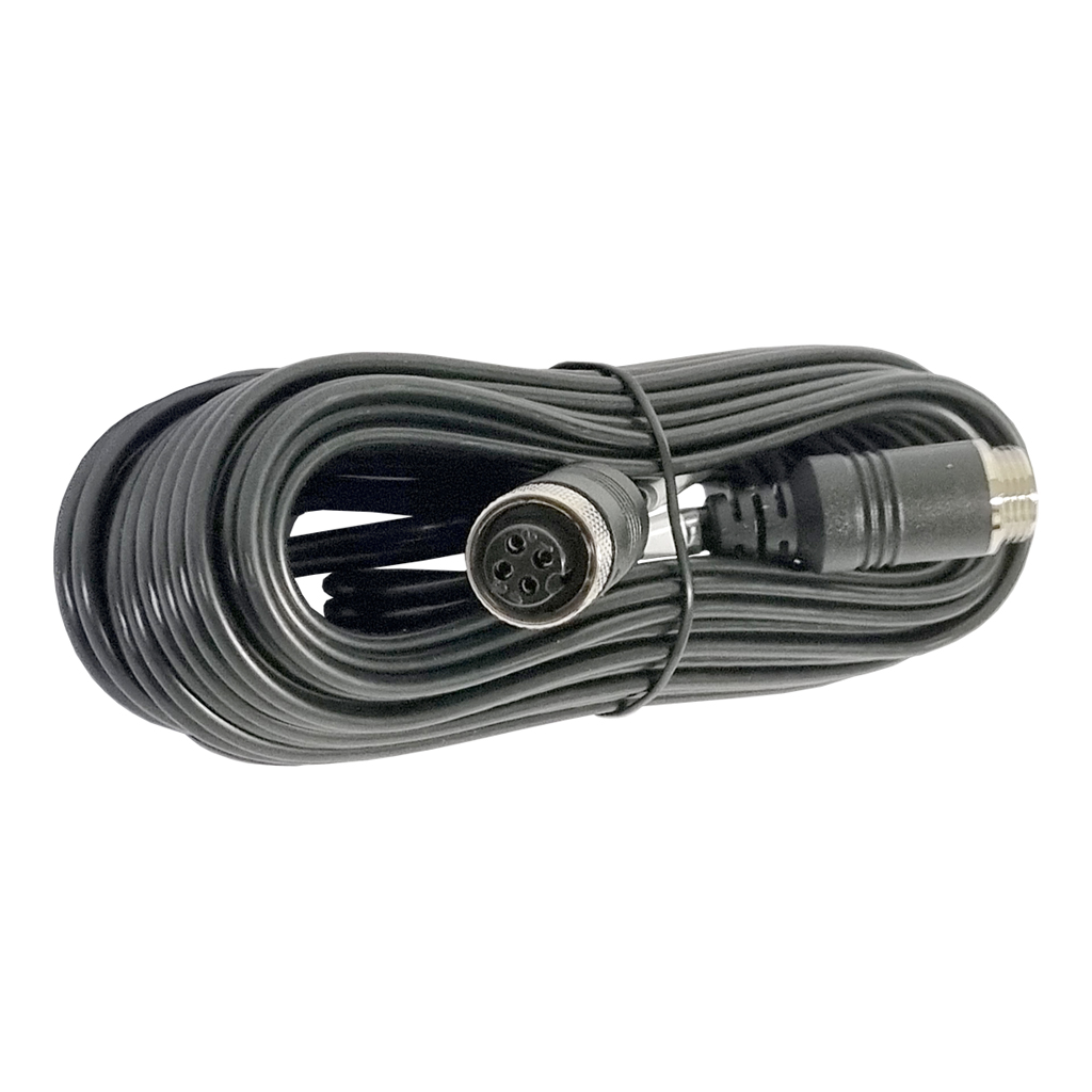 Extension de cable de red con conectores M12 macho-hembra para grabador embarcado 12m