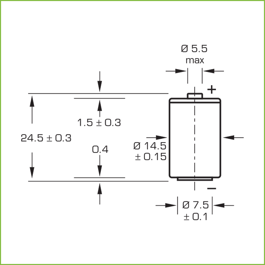 PILA LITIO SAFT 1/2AA 3.6V 1.2AH PCL7409B